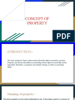 Concept of Property