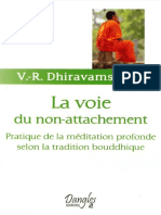 La Voie Du Non-Attachement - Dhiravamsa