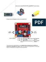 Bluetooth Puente H y Un Motor