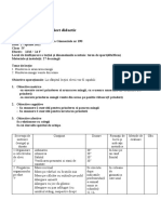 Plan de Lectie - Joc Sportiv (Handbal)