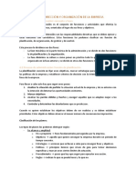 Tema 4. Dirección y Organización de La Empresa