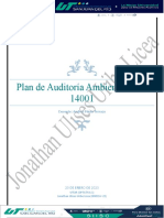 Plan de Auditoría Ambiental ISO