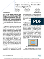 Modeling and Analysis of Micro-Ring Resonator Forbio-Sensing Applications