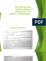 Tema 4 Descripcion de Las Principales Cuentas o Elementos de