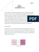 UART Communication: 2023EV167 Department of Ece