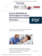 Diretriz BRASPEN de Enfermagem em Terapia Nutricional Oral, Enteral e Parenteral - Nutritotal PRO