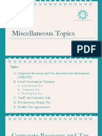 Miscellaneous Topics