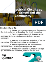 Trace Electrical Circuits at Home, in School and The Community