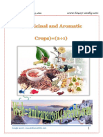 Medicinal and Aromatic Crops (HPM 100) 3 (2+1)