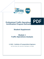 Module 1 - Traffic Operations Analysis