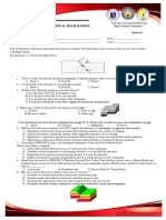 Science 8 Summative Exam Q2