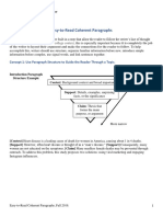 Easy-to-Read Coherent Paragraphs: Concept 1: Use Paragraph Structure To Guide The Reader Through A Topic