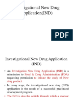 Investigational New Drug Application (IND)