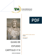 Guia de Estudio DERECHO ROMANO CAPITULO I y II