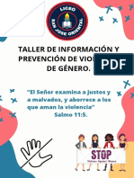 Taller Violencia de Genero Bachillerato 2023