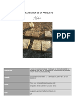 Adobe: Ficha Técnica de Un Producto