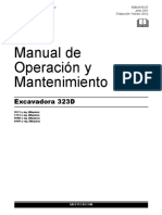 Manual de Operación y Mantenimiento: Excavadora 323D