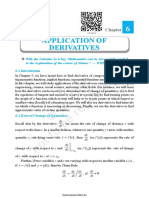 Application of Derivatives