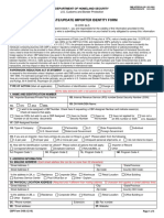 US - CBP Form 5106 (03-2019)