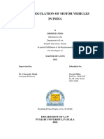 Analysis of Motor Vehicle Act 2019 (Indian Law)