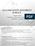 Illumination &market Survey: Building Science Submitted By: Sheetal Baid & Lalima Gupta Submitted To: Ar. Manish