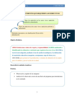 Alimentos y Nutrirntes Que Requieren Los Seres Vivos