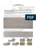 Evaluación Final Prueba de Desarrollo: Geología