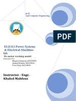 Instructor - Engr. Khaled Mahfouz: ELE312 Power Systems & Electrical Machines Lab