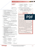 B2 UNIT 10 Extra Grammar Practice Revision