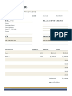 Debit Memo Template - 1