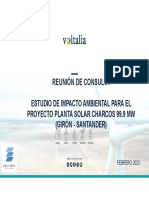 Reunión de Consulta: Estudio de Impacto Ambiental para El Proyecto Planta Solar Charcos 99.9 MW (Girón - Santander)