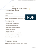 Pão de Hambúrguer Sem Glúten - ? ? Culinária Sem Glúten