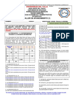 Taller de Afianzamiento Conceptual 1 de Estadistica I Administración 02 de Julio de 2020 - 1 Univalle