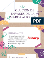 Evolución de Envases de La Marca Alicorp