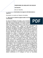 Riesgos Y Condiciones de Adelanto de Sueldo 1. Levantamiento de Garantía