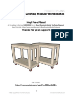 Hey! Free Plans!: Latching Modular Workbenches