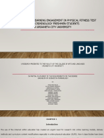 Efficacy of Online Learning Engagement in Physical Fitness Test Among Criminology Freshmen Students in Urdaneta City University