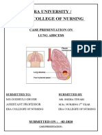 Case P On Lung Abscess