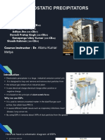 Electrostatic Precipitators: Presented by