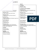 Focus4 2E Test Unit4 ANSWERS