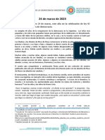 24 de Marzo Celebración de 40 Años de Democracia - Primaria Primer Ciclo