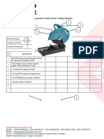 Cutting MachIne Inspection Check List