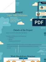 Project Management: Topic: MRI Machines