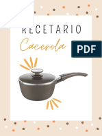 Recetario Cacerola 18