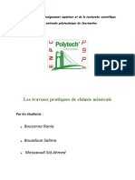 TP de Chimie Minérale