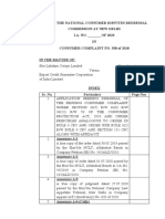 Application For Dismissal NCDRC