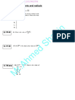 MR - Ahmed Shahin: 1.exponents and Radicals