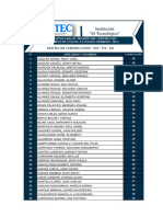 Institución "El Tecnológico": Oficina de Certificación