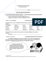 Learning Activity Sheet PR1 W1