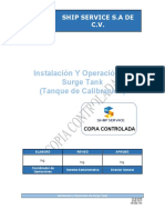 Instalación Y Operación de Surge Tank (Tanque de Calibración)